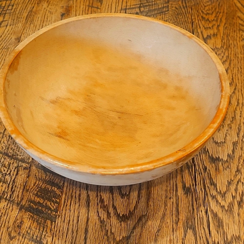 Vintage Wood Dough Bowl